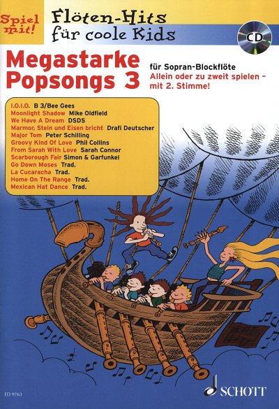 H. Wingerter: Megastarke Popsongs 3, 1-2Sbfl (+CD)