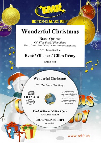 R. Willener: Wonderful Christmas, 4Blech (+CD)