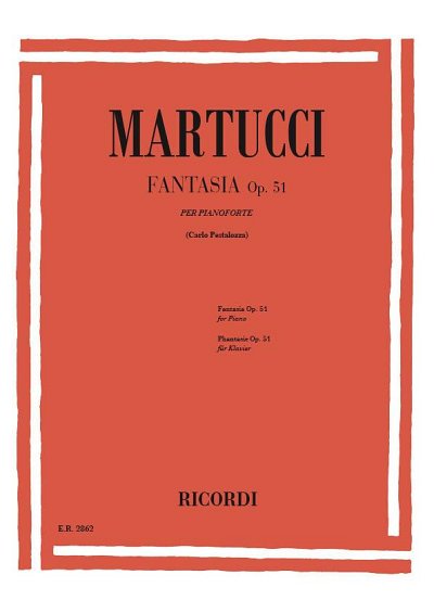 G. Martucci: Fantasia op. 51, Klav