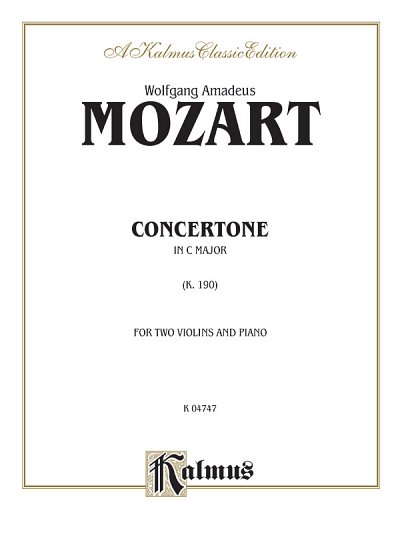 W.A. Mozart: Concertone in C Major, Viol