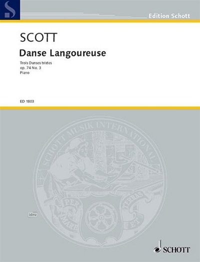 C. Scott: Danse Langoureuse op. 74/3 , Klav
