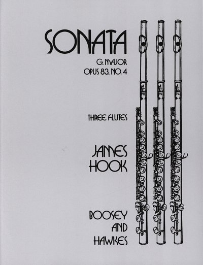 J. Hook: Sonata in G Major op. 83/4