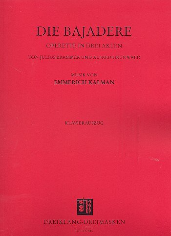 E. Kálmán: Die Bajadere, GesKlav