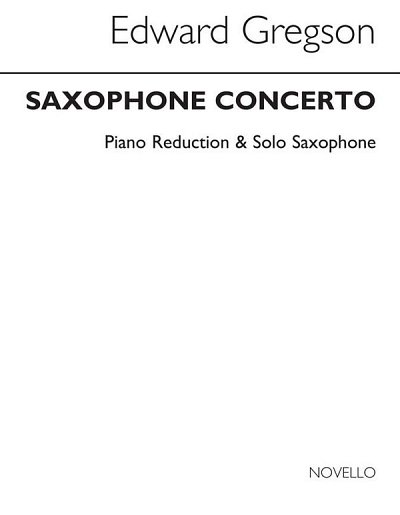 E. Gregson: Saxophone Concerto (Piano Reduction) (Bu)