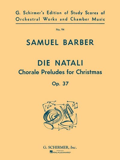 S. Barber: Die Natali, Op. 37 (Part.)