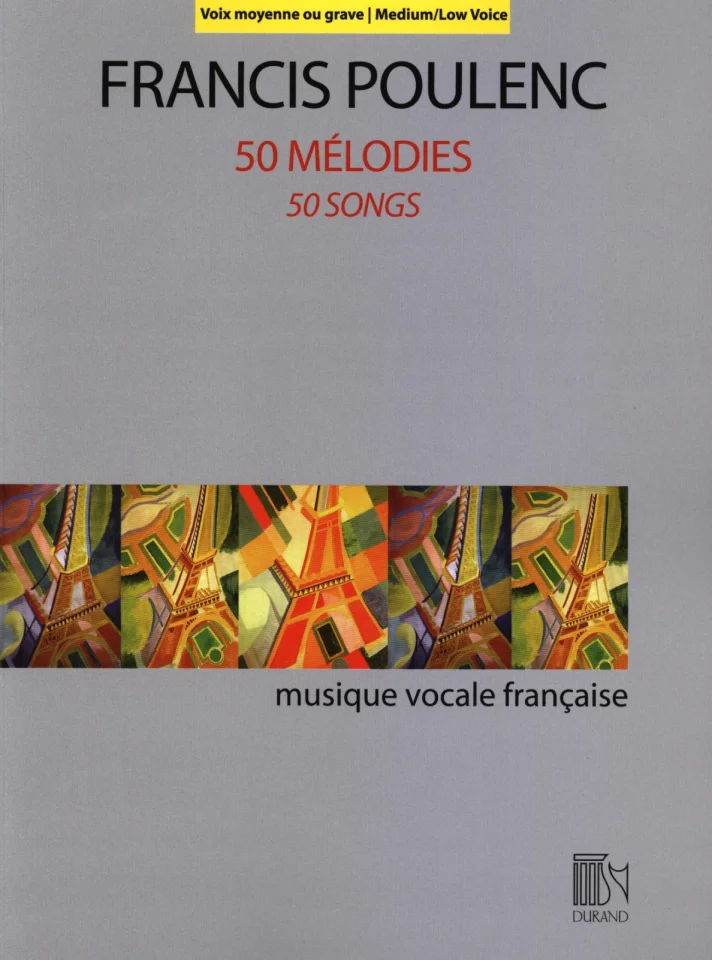 F. Poulenc: 50 Mélodies, GesMTKlav (0)