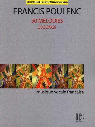 F. Poulenc: 50 Mélodies, GesMTKlav