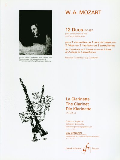 W.A. Mozart: 12 Duos K.487 - The Clarinet, 2Klar (Sppa)