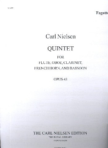 C. Nielsen: Quintet op. 43, FlObKlHrFg (Stsatz)