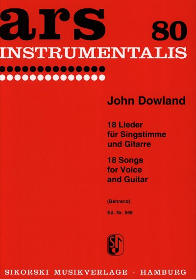 J. Dowland: 18 Lieder, GesGit