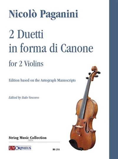N. Paganini: 2 Duetti in forma di Canone