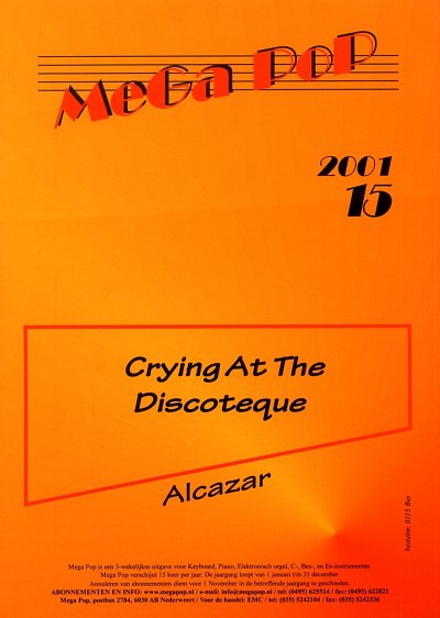 AQ: Alcazar: Crying at the Discoteque, MelB (B-Ware)