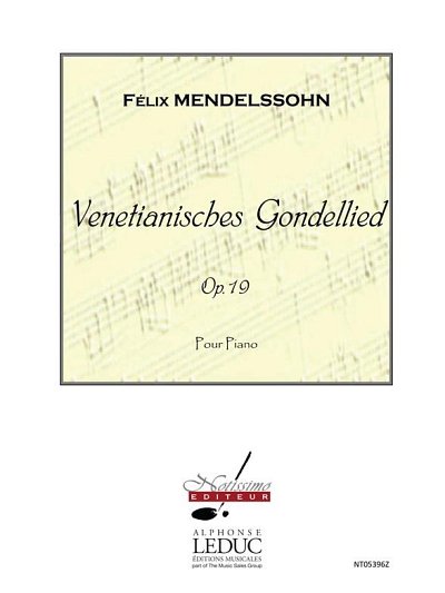 F. Mendelssohn Barth: Venetianisches Gondellied Op19, Klav