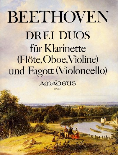 L. v. Beethoven: Drei Duos WoO27, KlarFag (Pa+St)