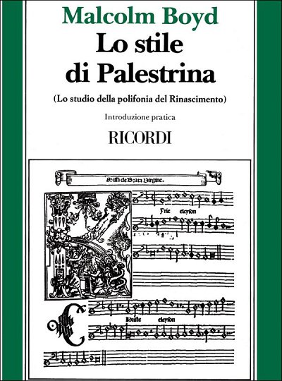 M. Boyd: Lo stile di Palestrina (Bu)