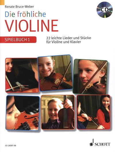 R. Bruce-Weber: Die froehliche Violine 1, VlKlav (+CD)