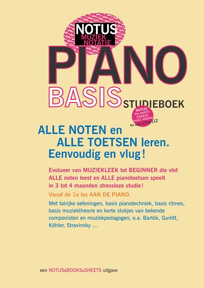 E. Clauws: Piano Basis Studieboek, Klav