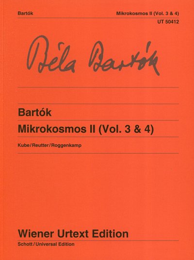 B. Bartók: Mikrokosmos 2 (Hefte 3 & 4), Klav