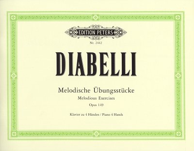 A. Diabelli: Melodische Übungsstücke op. 149, Klav4m (Sppa)