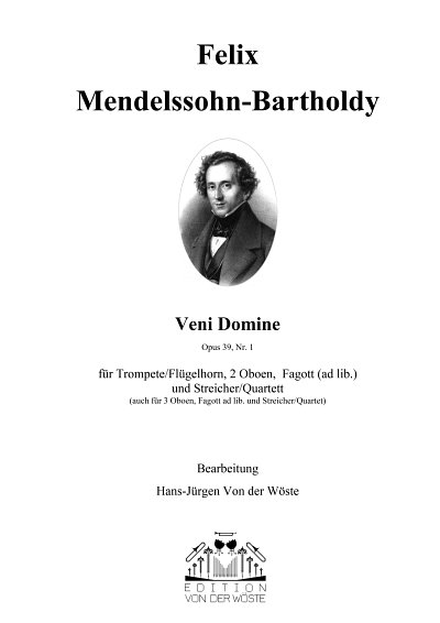 F. Mendelssohn Barth: Veni Domine, 2Ob (Pa+St)