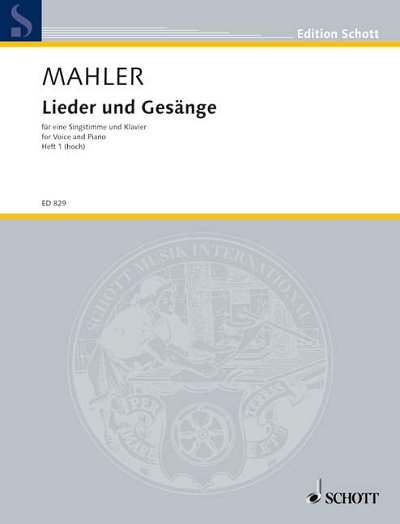 DL: G. Mahler: Lieder und Gesänge, GesKlav