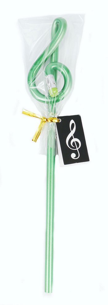 Bleistift Violinschlüssel (grün)