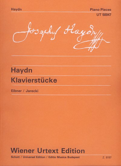 J. Haydn: Klavierstücke, Klav