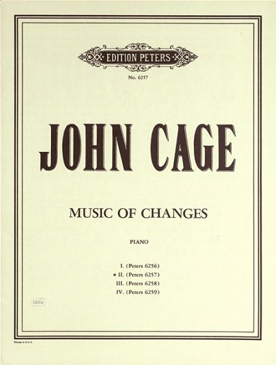 J. Cage: Music of changes Nr. 2