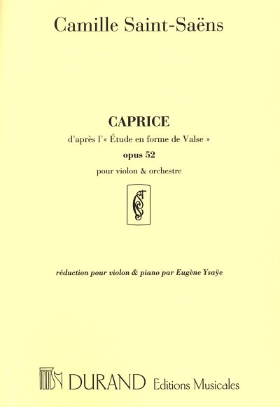 C. Saint-Saens: Caprice op. 52 No. 6, VlKlav (KlavpaSt)