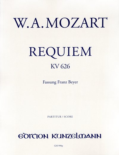 W.A. Mozart: Requiem KV 626, 4GesGchOrchO (Part.)