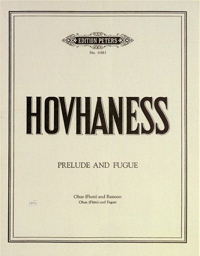 A. Hovhaness: Präludium und Fuge op. 13