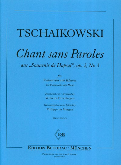 P.I. Tschaikowsky: Chant sans Paroles op. 2,, VcKlav (Pa+St)