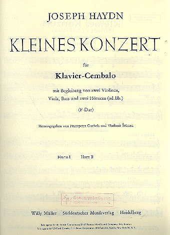 J. Haydn: Kleines Konzert F-Dur