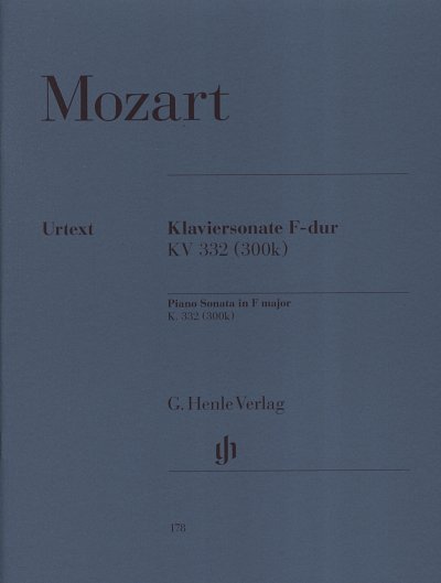 W.A. Mozart: Klaviersonate F-dur KV 332 (300k), Klav