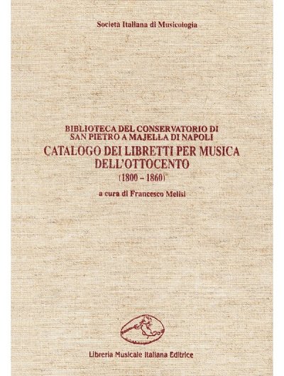 Catalogo dei libretti per musica dell'Ottocento (Bu)