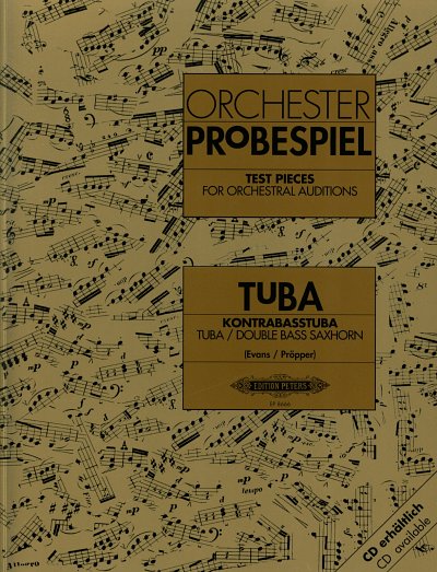 M. Evans: Orchesterprobespiel Tuba / Kontrabasstuba, Tb