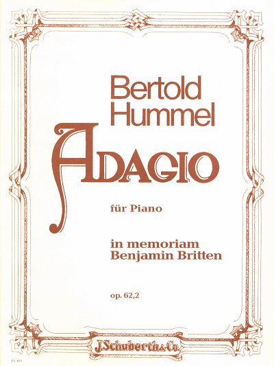 B. Hummel: Adagio op. 62,2, Klav