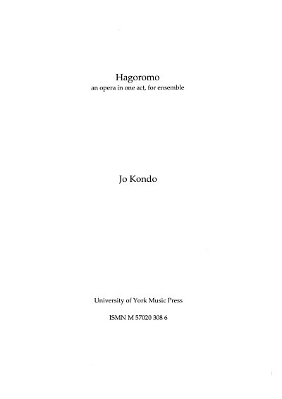 Hagoromo - Score (Part.)
