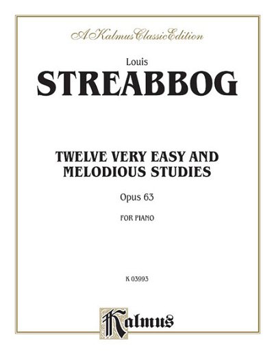Twelve Very Easy and Melodious Studies, Op. 63, Klav