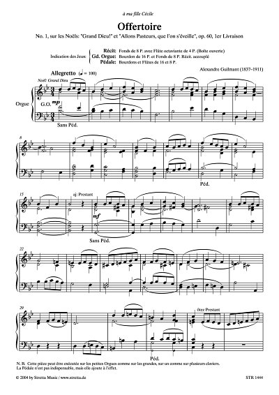 DL: F.A. Guilmant: Offertoire Nr. 1 sur les Noels: 