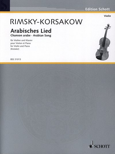 N. Rimski-Korsakow: Arabisches Lied Nr. 5, VlKlav