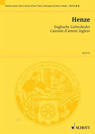 H.W. Henze: Englische Liebeslieder