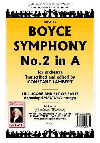 W. Boyce: Symphony No.2, Sinfo (Pa+St)