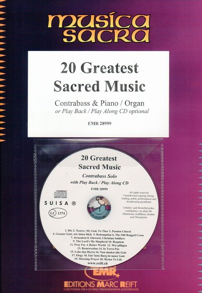 20 Greatest Sacred Music, KbKlav/Org (+CD)