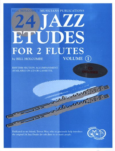 B. Holcombe: 24 Jazz Etudes 1 (+CD), 2Fl (Sppart)