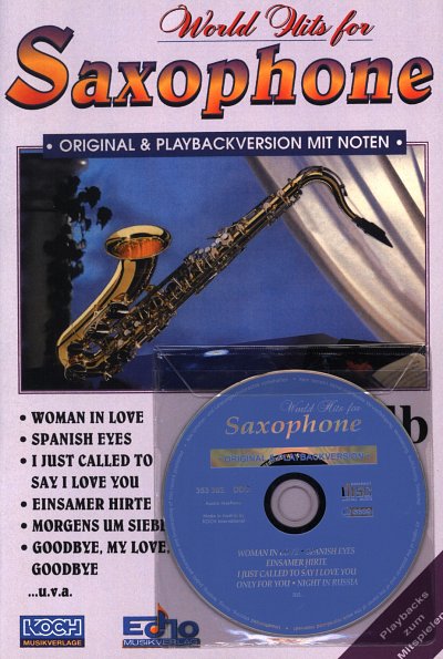 World Hits for Saxophone, Sax (+CD)