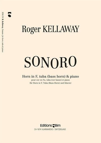 R. Kellaway: Sonoro, HrnTbKlav (KlavpaSt)