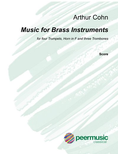 A. Cohn: Music for Brass Instruments, 4Trp3Ps (Part.)