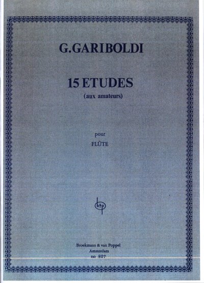 G. Gariboldi: 15 Etudes, Fl