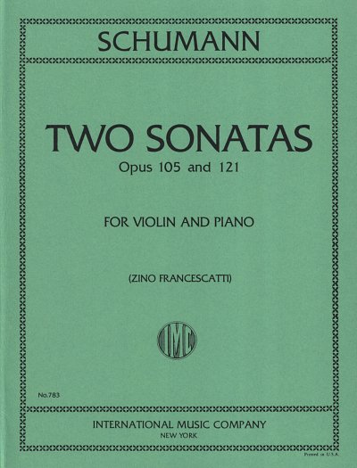 R. Schumann: 2 Sonate Op.105 E 121 (Francescatti)